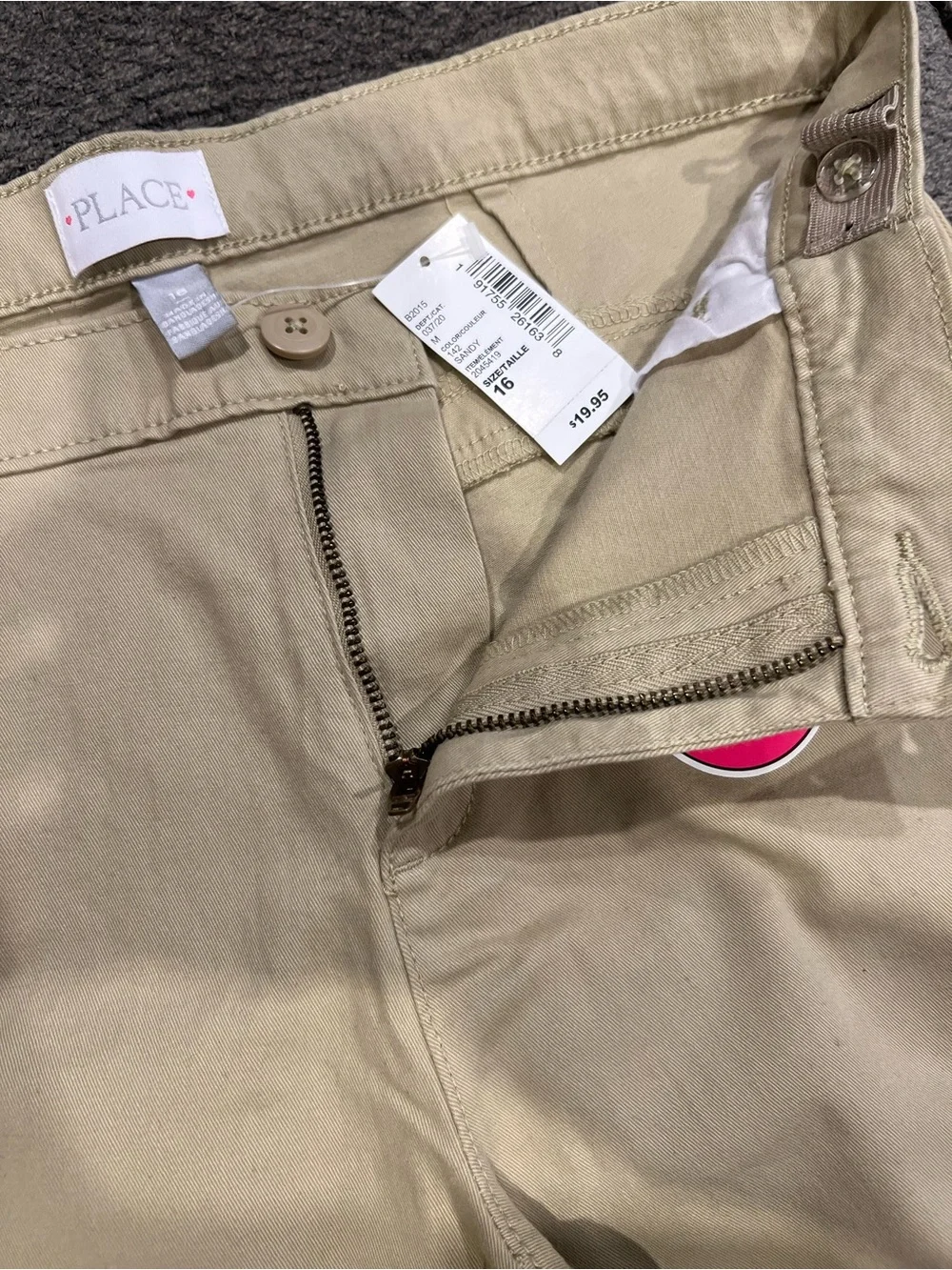 The Children's Place Beige Stretch Casual khaki Pants